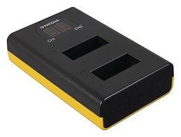 PATONA podwójna ładowarka LCD USB do GoPro Max
