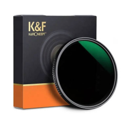 Filtr szary regulowany K&amp;amp;amp;amp;amp;amp;amp;amp;F ND8-ND2000 37mm
